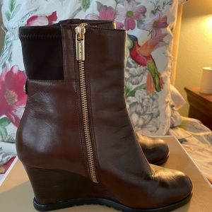 Michael Kors wedge boots.  Size 7.5. Excellent condition